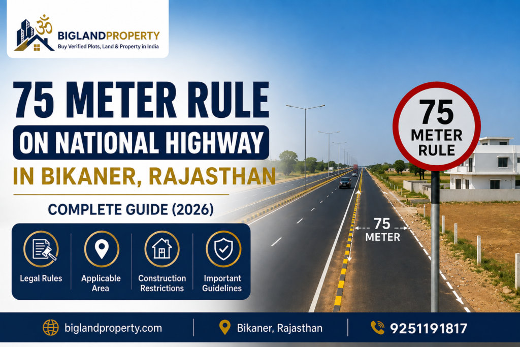 75 Meter Rule on National Highway in Bikaner, Rajasthan 1 75 Meter Rule on National Highway Bikaner