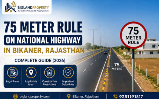 75 Meter Rule on National Highway in Bikaner, Rajasthan 1 75 Meter Rule on National Highway Bikaner