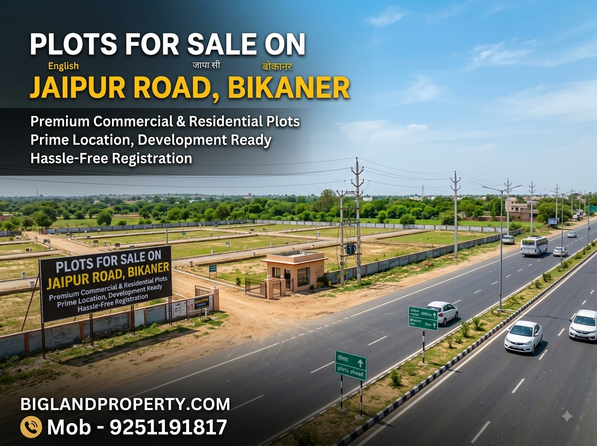 plots for sale in Jaipur Road Bikaner
